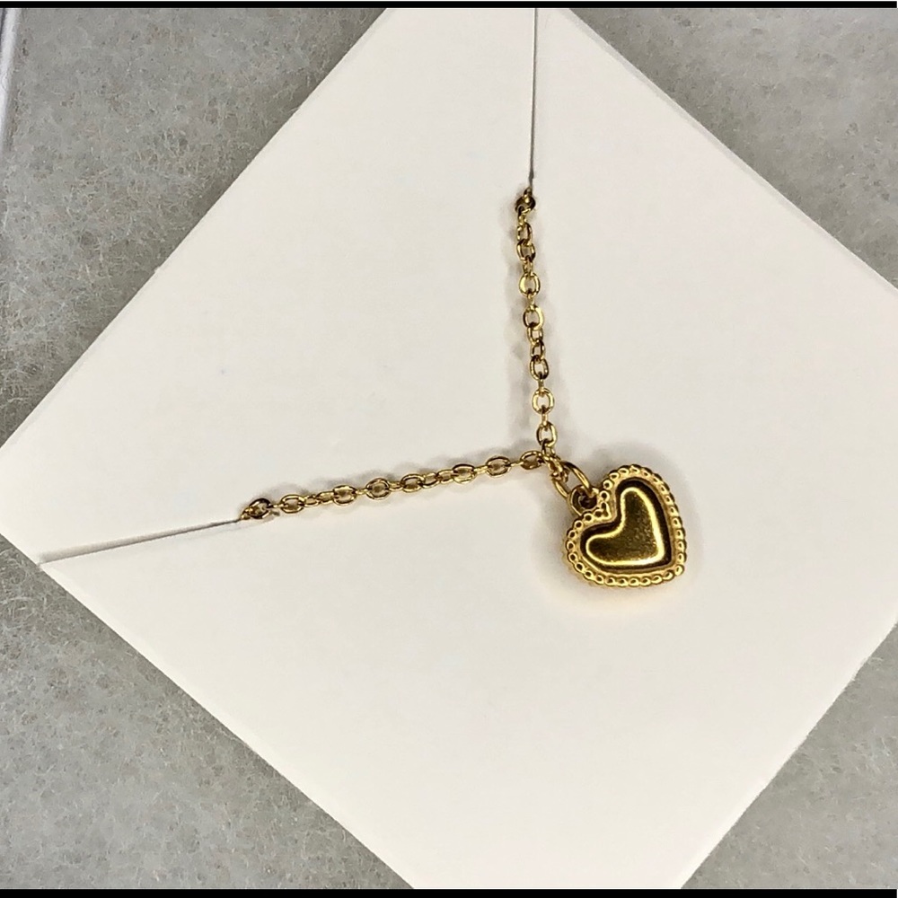 Baby heart necklace